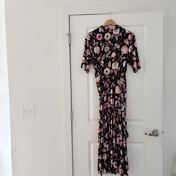 Boden Lavinia Wrap Dress Floral Jersey Modest Maxi - Picture 6 of 8